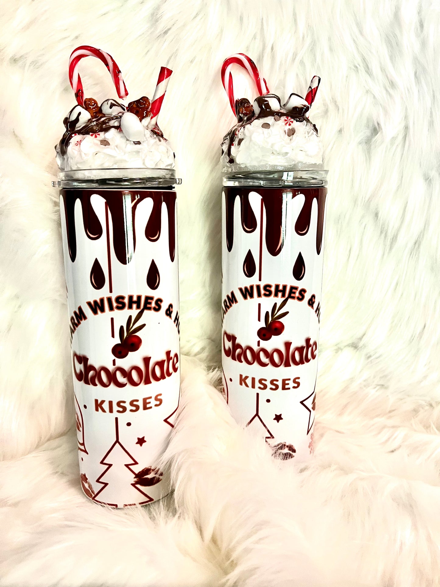 Christmas Tumbler With Topper